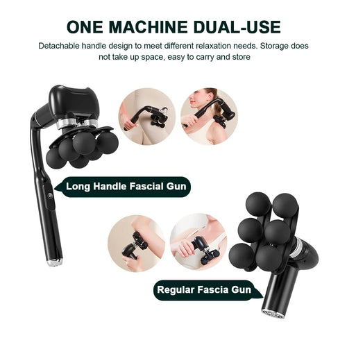 6-Heads Handhel Fascia Gun