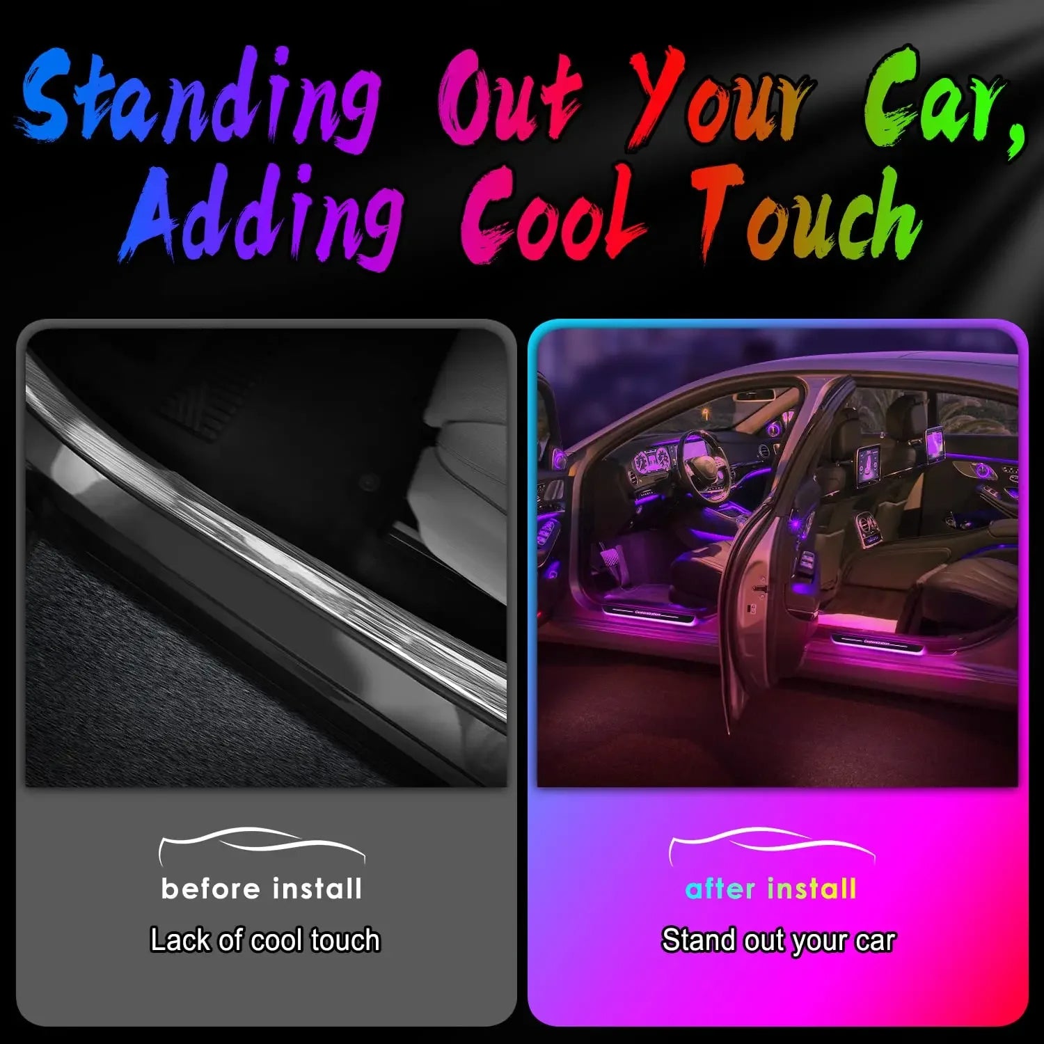 LED Car Door Light Personalized